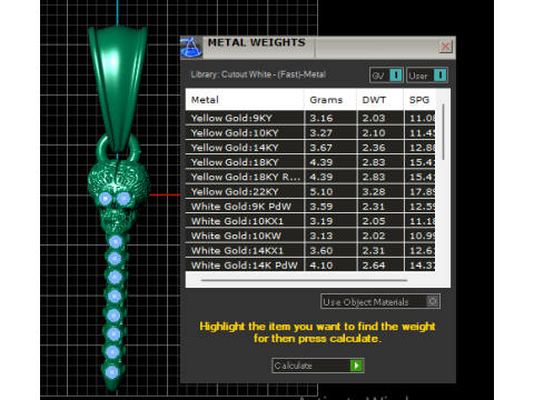 3D 可打印骷髅脊柱吊坠 3D 打印模型