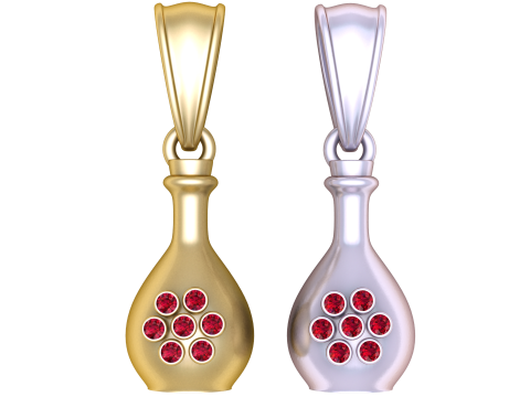 3D Printable Vase Pendant 3D Print Model