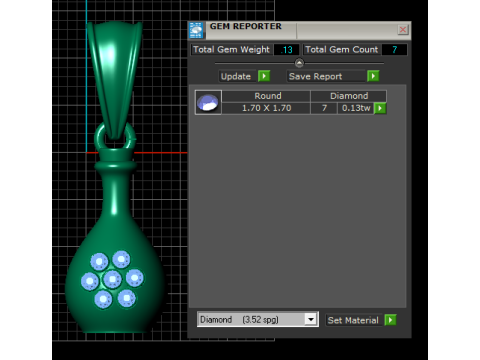 3D Printable Vase Pendant 3D Print Model