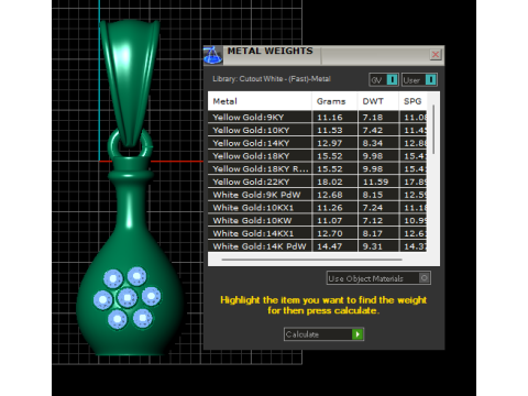 3D Printable Vase Pendant 3D Print Model
