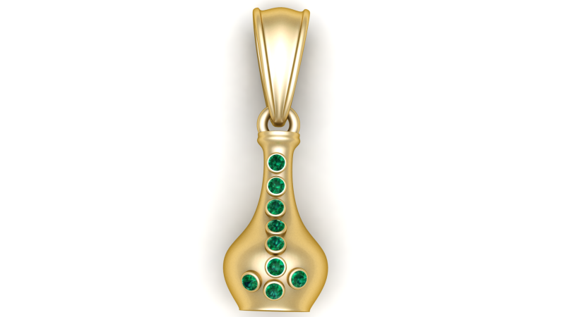 3D Printable Vase Pendant Collection 3D Принт Модель .c4d .max .obj .3ds .fbx .stl .blend 