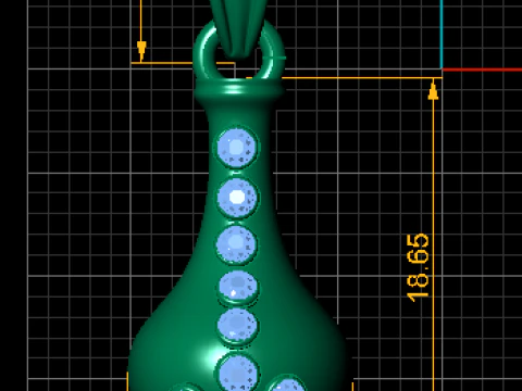 3D Printable Vase Pendant Collection 3D Print Model