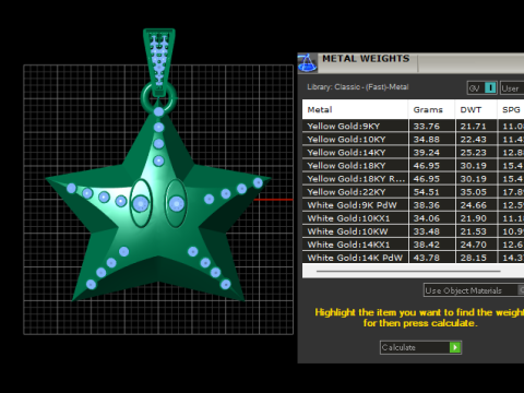 Star Character Pendant 3D Printable Model 3D Принт Модель