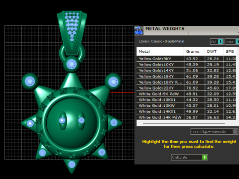 3D Printable Sun-Shaped Pendant 3Dプリントモデル