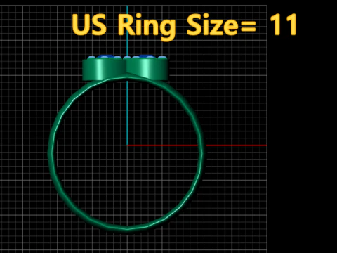 Кольцо в стиле бесконечности для 3D-печати 3D Принт Модель