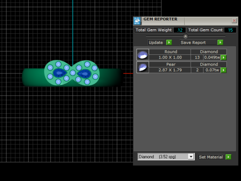 Cincin Gaya Infinity yang Dapat Dicetak 3D Model Cetak 3D