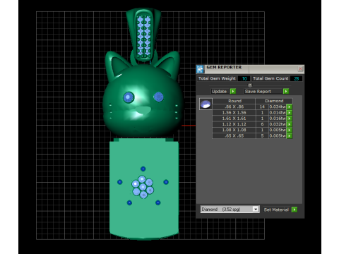 3D Printable Cat-Inspired Pendant 3D 打印模型