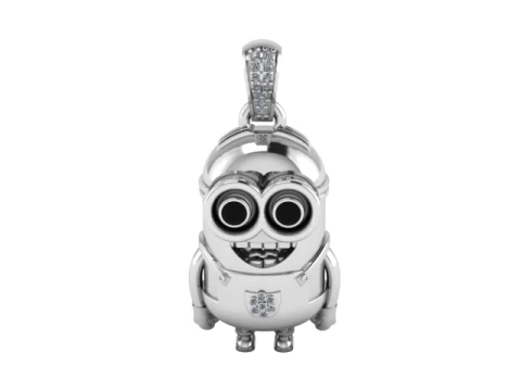 3D Printable Cartoon Character Pendant 3D Print Model