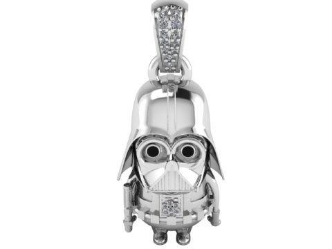 3D Printable Sci-Fi Character Pendant 3D printmodel