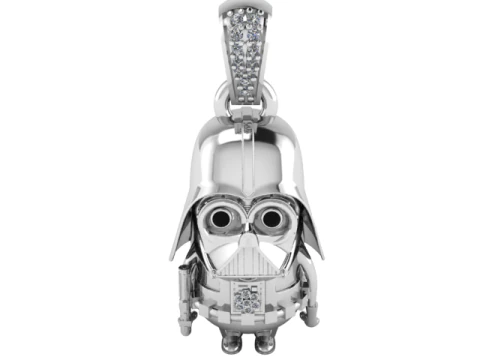 3D Printable Sci-Fi Character Pendant 3D Print Model