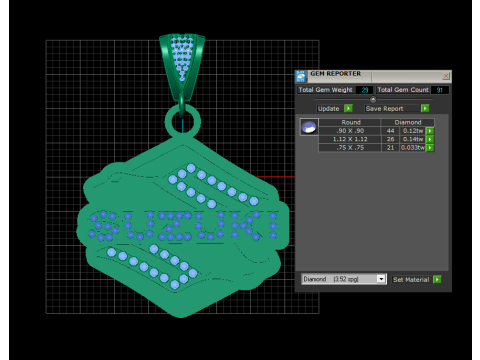 3D Printable Custom Name Pendant 3D 프린트 모델