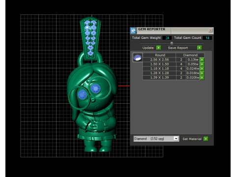 3D Printable Hooded Cartoon Character Pendant 3D Print Model