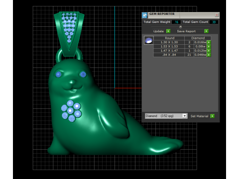3D Printable Dolphin Pendant Modello di stampa 3D
