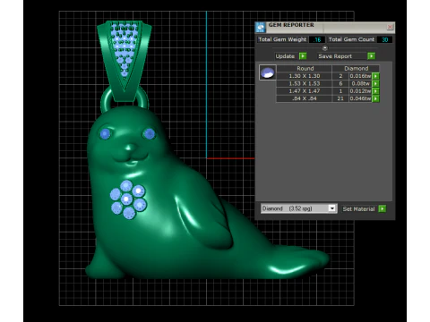 3D Printable Dolphin Pendant 3D Print Model