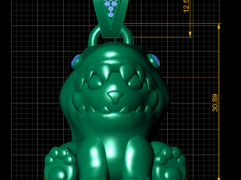 3D Printable Shark Pendant 3D Druckmodell