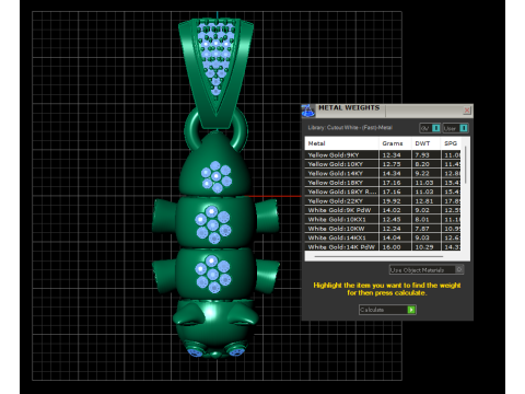 3D Printable Cat Pendant Model Cetak 3D