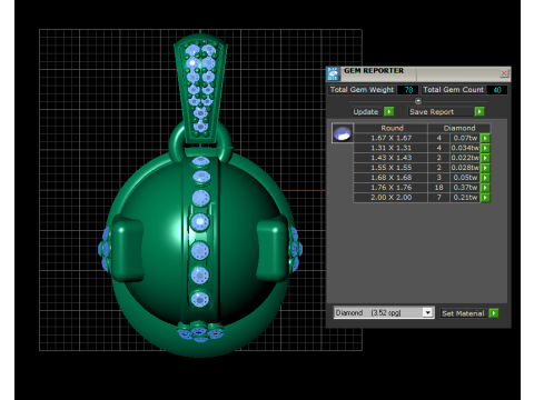 3D Printable Helmet Pendant Modello di stampa 3D