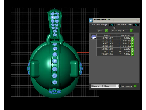 3D Printable Helmet Pendant 3D Print Model
