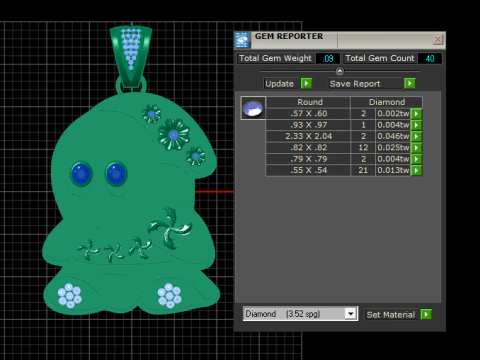 3D Printable Cartoon Ghost Pendant 3D Print Model