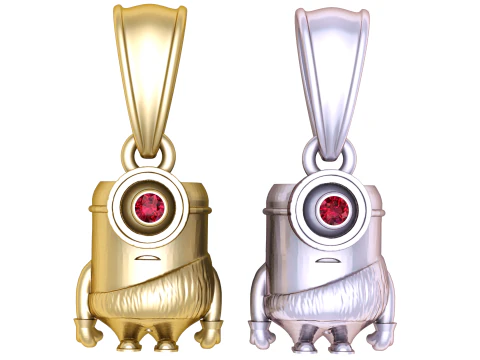 Il miglior ciondolo stampabile in 3D Oro Modello di stampa 3D