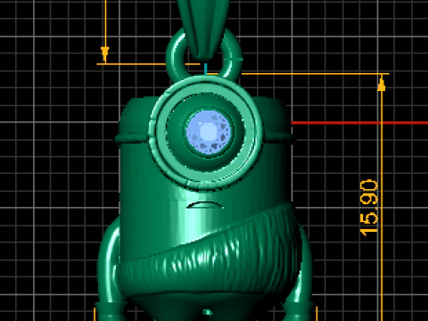 Oro best 3D printable pendant 3D Print Model
