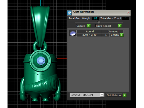 Oro 最佳 3D 打印吊坠 3D 打印模型