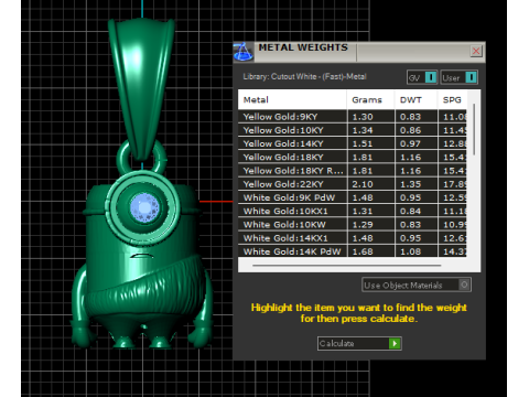 Oro 最佳 3D 打印吊坠 3D 打印模型