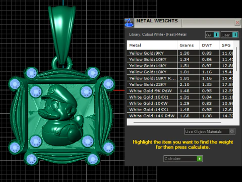 Baby Duck Pendant 3D Printable Model 3D Print Model