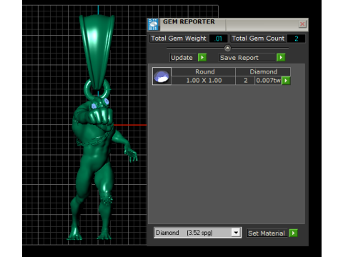 Punch Alien Anhänger 3D DRUCKBARES MODELL 3D Druckmodell