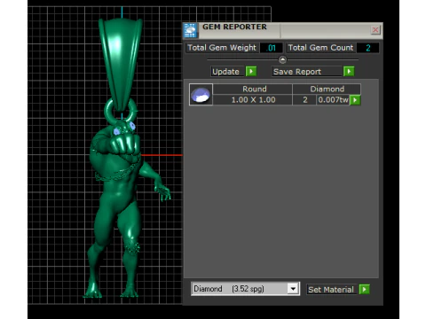 Punch Alien Pendant 3D RPINTABLE MODEL 3D Print Model