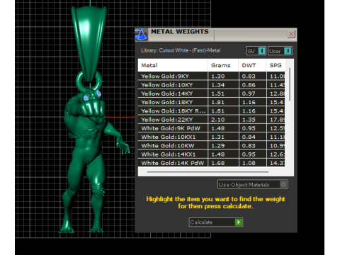 Punch Alien Anhänger 3D DRUCKBARES MODELL 3D Druckmodell