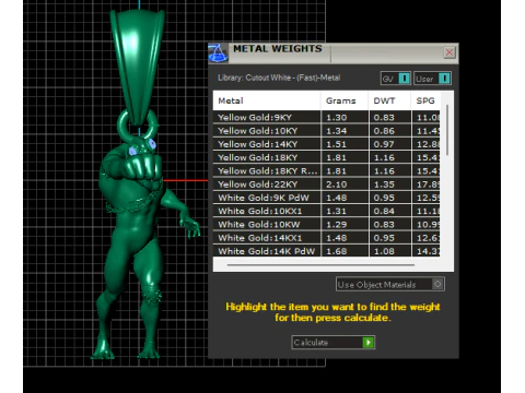 Punch Alien Pendant 3D RPINTABLE MODEL 3D Print Model