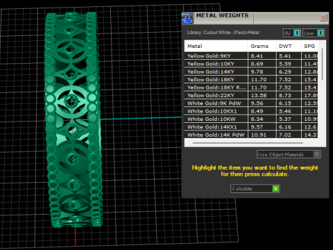 Diamond Pattern Ring 3D Printable Jewelry Model 3D printmodel