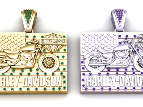 Sport Bike Pendant 3D Printable Model Modelo de Impressão 3D