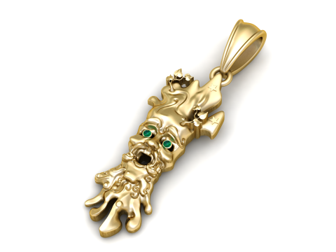 Monster Hand Pendant 3D Printable Model 3D प्रिंट मॉडल