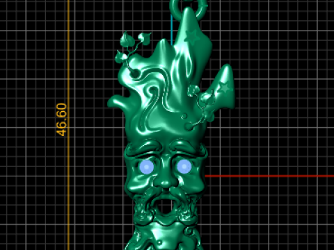 Monster Hand Pendant 3D Printable Model 3D प्रिंट मॉडल