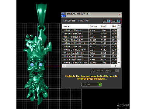 Monster Hand Pendant 3D Printable Model 3D प्रिंट मॉडल