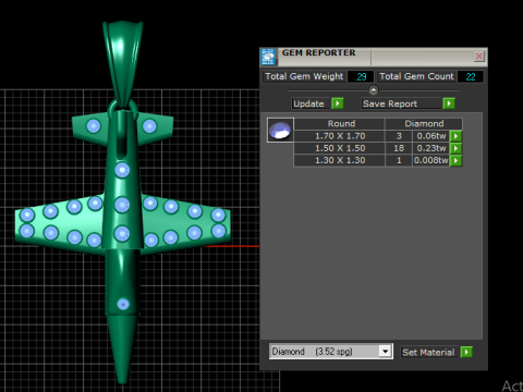 Sky Airplane Pendant 3D Printable Model Model Cetak 3D