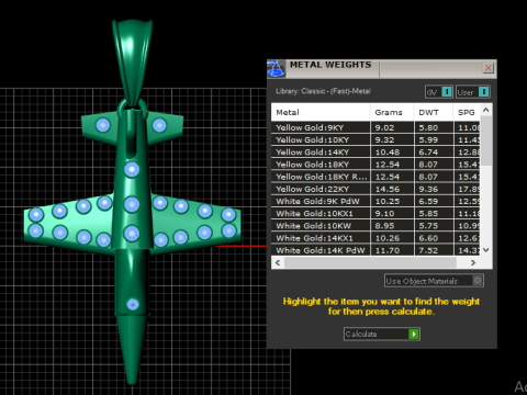 Sky Airplane Pendant 3D Printable Model Model Cetak 3D