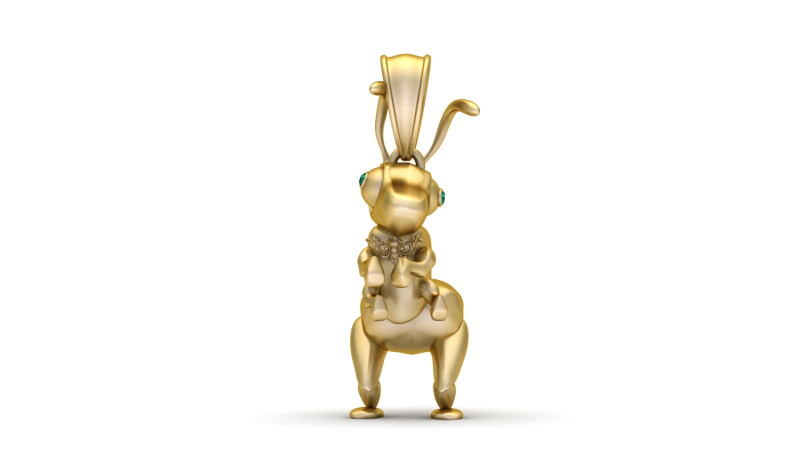 Ant Animal Pendant 3D Printable Model 3D 打印模型 .c4d .max .obj .3ds .fbx .stl .blend 