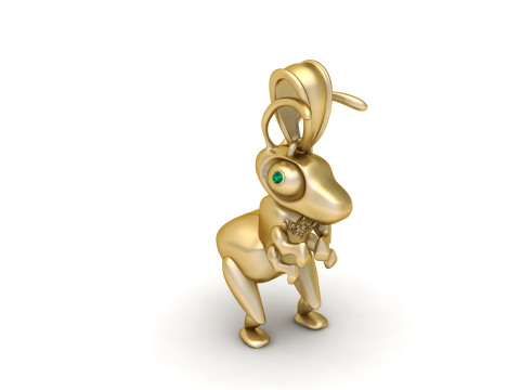 Ant Animal Pendant 3D Printable Model 3D 打印模型