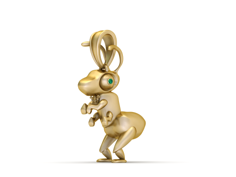Ant Animal Pendant 3D Printable Model 3D 打印模型