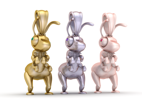 Ant Animal Pendant 3D Printable Model 3D 打印模型