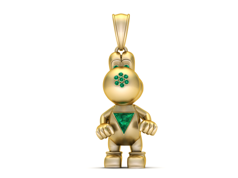 Dog Nose Pendant 3D Printable Model 3D Print Model