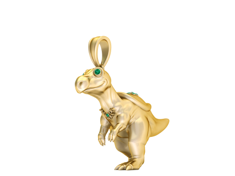 Dinosaur Animal Pendant 3D Printable Model 3D Print Model