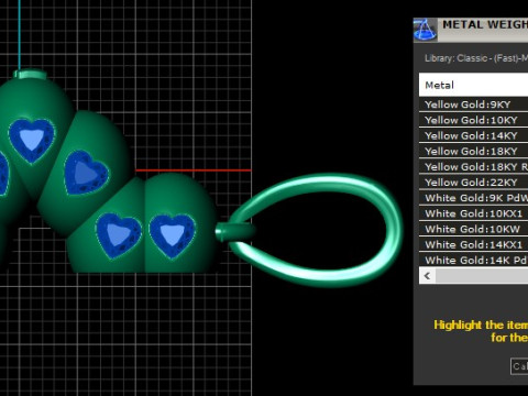Caterpillar Happy Pendant 3D Printable Model 3D Baskı Modeli