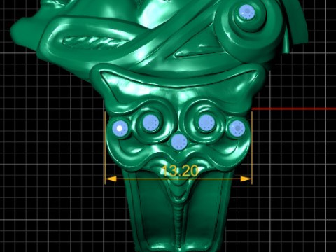 Man Face Ring 3D Printable Model 3D प्रिंट मॉडल