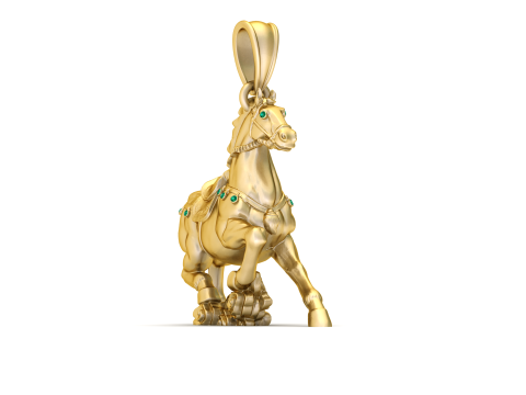 Horse Animal Pendant 3D Printable Model Model do druku 3D
