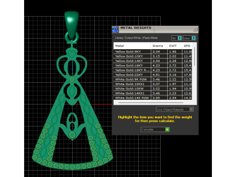 Colgante Corona Zafiro 3D Printable Model Modèles 3D en vedette