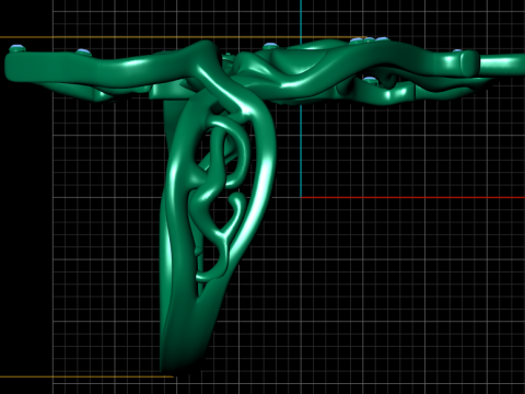 Kelebek Kanat Halkası 3D Yazdırılabilir Model 3D Baskı Modeli